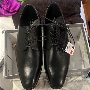 Perry Ellis Men's Black Dress Shoes